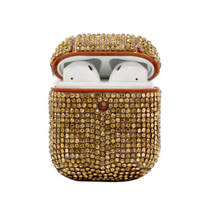 Gold Rhinestone AirPod Case