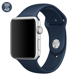 Midnight Blue iWatch Regular Silicone Band 38/40mm