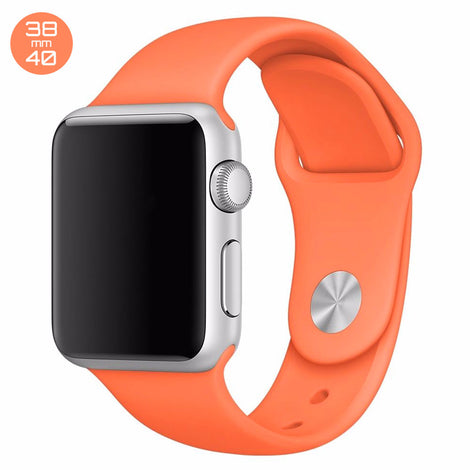 Orange iWatch Regular Silicone Band 38/40mm