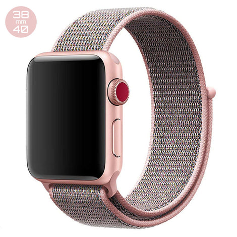 Light Pink iWatch Nylon Loop Band 38/40mm