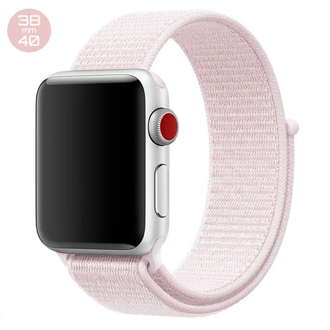 Pearl Pink iWatch Nylon Loop Band 38/40mm