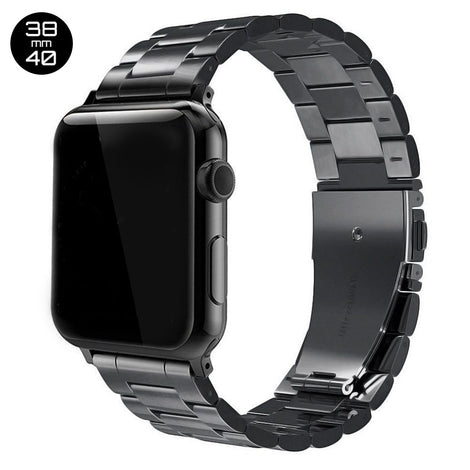 Black iWatch Stainless Steel Link Band 38/40mm