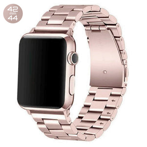 Champagne iWatch Stainless Steel Link Band 42/44mm