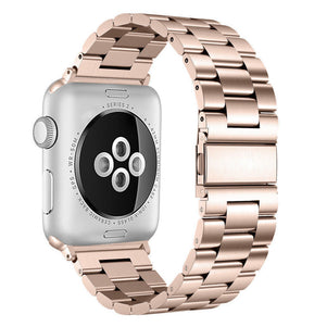 Champagne iWatch Stainless Steel Link Band 42/44mm