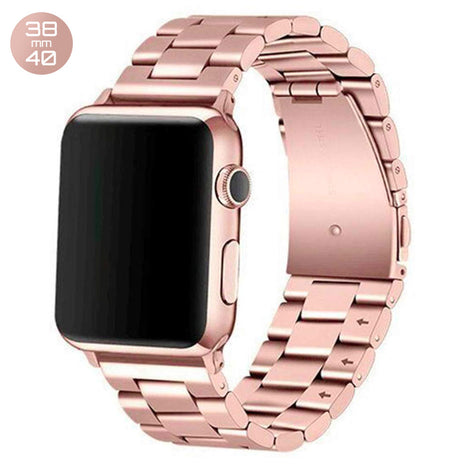 Rose Gold iWatch Stainless Steel Link Band 38/40mm