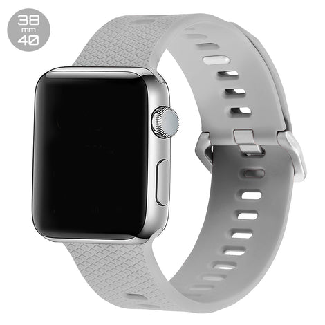 Stone Double Buckle Silicone iWatch Band 38/40mm