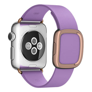 Lavender Modern Buckle Leather iWatch Band 38/40mm