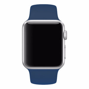 Midnight Blue iWatch Regular Silicone Band 42/44mm