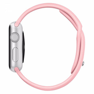 Pink Sand iWatch Regular Silicone Band 42/44mm