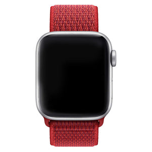 Red iWatch Nylon Loop Band 42/44mm