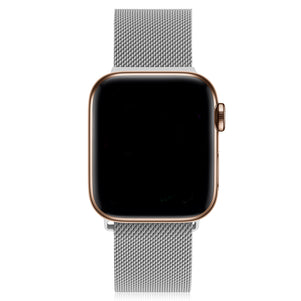 Silver Milanese Stainless Steel Loop iWatch Band 42/44mm