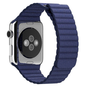 Dark Blue iWatch Leather Loop Band 42/44mm