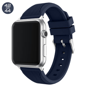 Dark Blue Pineapple Silicone iWatch Band 42/44mm