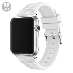 White Pineapple Silicone iWatch Band 38/40mm