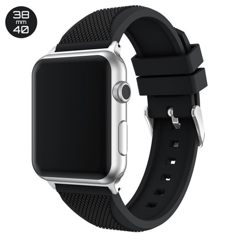 Black Pineapple Silicone iWatch Band 38/40mm