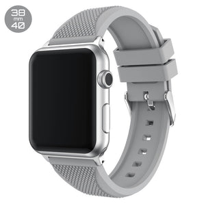 Grey Pineapple Silicone iWatch Band 38/40mm