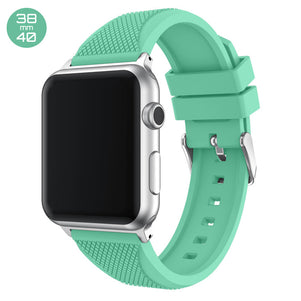 Mint Pineapple Silicone iWatch Band 38/40mm