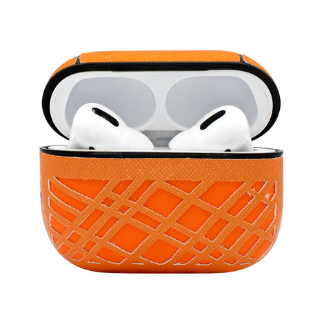 Orange Weave AirPod Pro Case