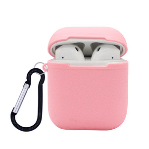 Pink Grain Silicone AirPod Case