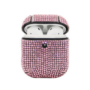 Pink Rhinestone AirPod Case