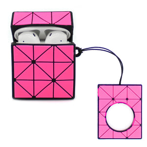 Pink Squares AirPod Case