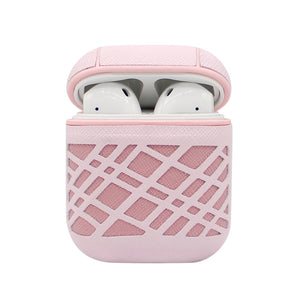 Pink Weave AirPod Case