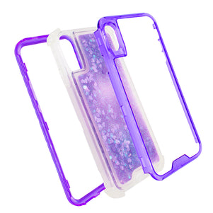 Purple Liquido Case for iPhone XR