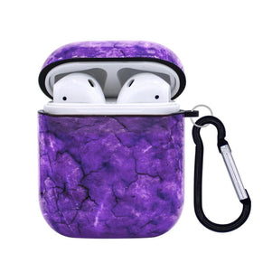 Purple Marble AirPod Case