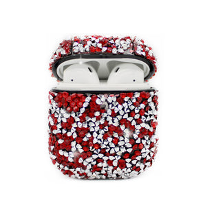 Red Diamond Bling AirPod Case