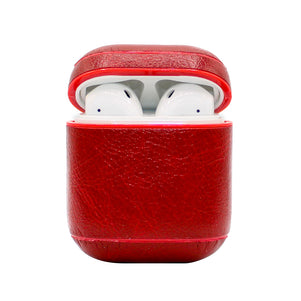 Red Leather AirPod Case