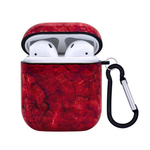 Red Marble AirPod Case