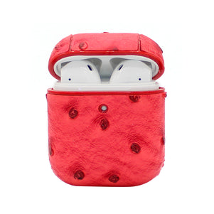 Red Ostrich AirPod Case