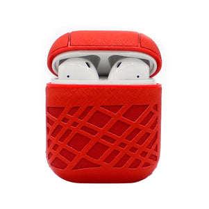 Red Weave AirPod Case