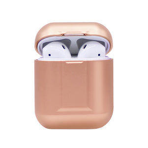 Rose Gold Metal AirPod Case