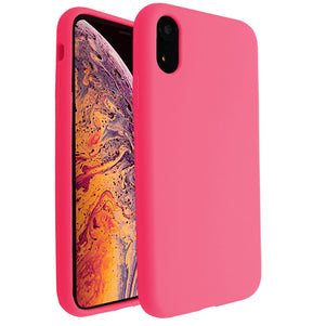 Hot Pink Silicona Case for iPhone XR