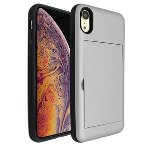 Silver Carta Case for iPhone XR