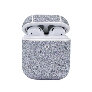 Silver Glitter AirPod Case