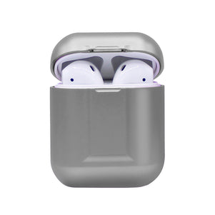 Silver Metal AirPod Case