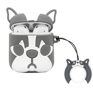 White Dog AirPod Case