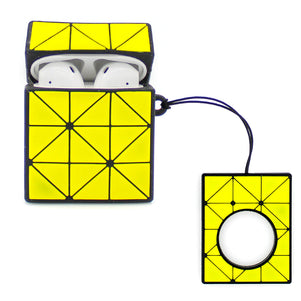 Yellow Squares AirPod Case