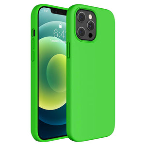 Green Silicona Case for iPhone 12 Pro Max