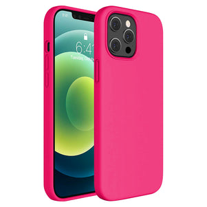 Hot Pink Silicona Case for iPhone 12 Pro Max