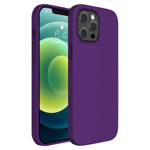 Purple Silicona Case for iPhone 12 Pro Max