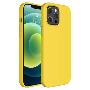 Yellow Silicona Case for iPhone 12 Pro Max