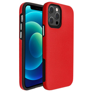 Red Ibrido Tri Case for iPhone 12 Pro Max