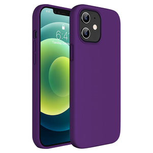 Purple Silicona Case for iPhone 12 Mini