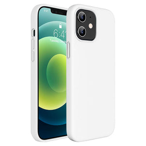 White Silicona Case for iPhone 12 Mini