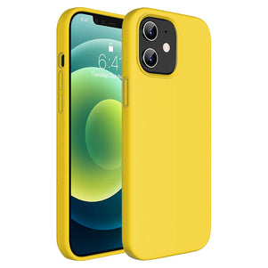 Yellow Silicona Case for iPhone 12 Mini