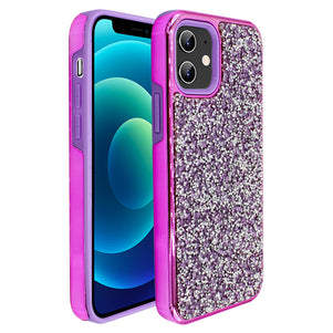 Purple Ibrido Diamond Case for iPhone 12 Mini