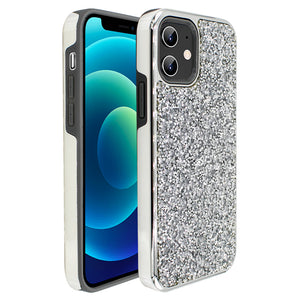 Silver Ibrido Diamond Case for iPhone 12 Mini